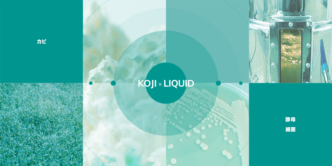 KOJI×LIQUID カビ 酵母 細菌